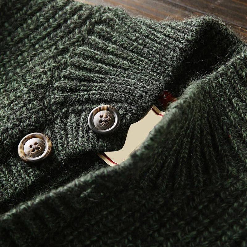 Heavy rare! Italy order men's autumn and winter thick sweater s cardigan clothescoat