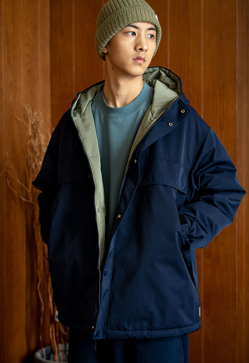 Hooded Padded Jacket – Large Flap Pockets | Yamalinclothes