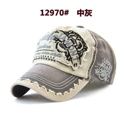 Yangguan Denim Baseball Cap - Pure Cotton Vintage Duckbill Hat (Unisex) – cap | japanese streetwear | vintage workwear | unisex | Yamalinclothes