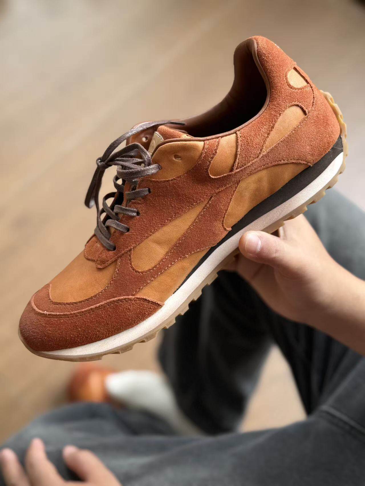 Vintage Distressed Washed Thick-Sole Training Sneakers – Breathable Casual Shoes for Men | Japanese vintage | yamalin clothes | Yamalinclothes