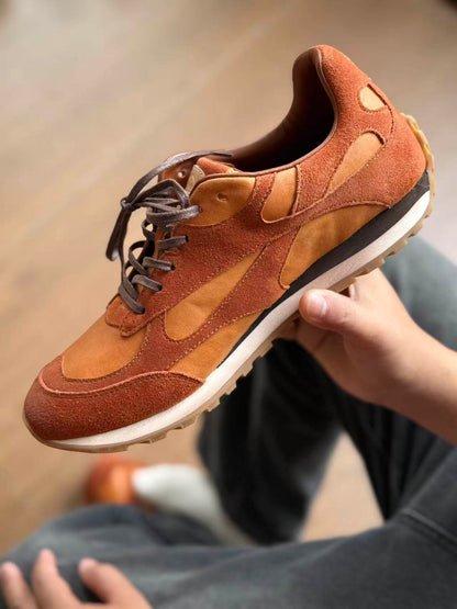 Vintage Distressed Washed Thick-Sole Training Sneakers – Breathable Casual Shoes for Men | Japanese vintage | yamalin clothes | Yamalinclothes