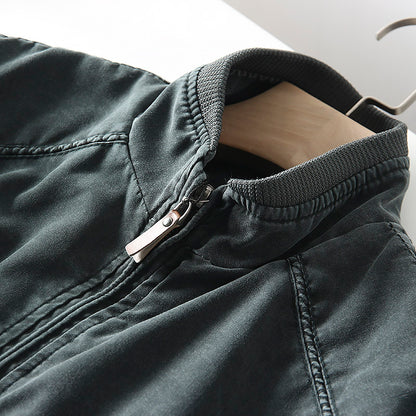 Quilted Stand-Collar Cotton Jacket – Light Warm Oversized Unisex – Japanese vintage | fall outfits 2026 | fall winter outfits | classy winter outfits | lazy comfy outfits | japanese streetwear | vintage workwear | yamalin clothes | Yamalinclothes