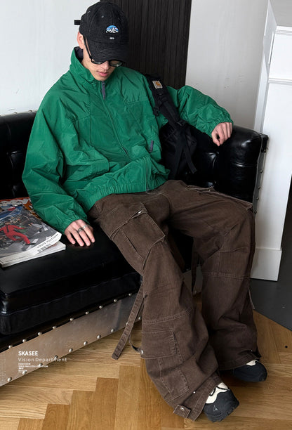Quick-Dry Stand-Collar Outdoor Jacket – Mountain Oversized Unisex – Japanese vintage | fall outfits 2026 | fall winter outfits | classy winter outfits | lazy comfy outfits | japanese streetwear | vintage workwear | yamalin clothes | Yamalinclothes