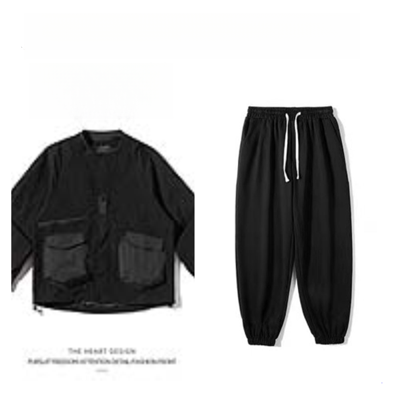 Mountain-Style Functional Windbreaker Jacket – Retro Loose-Fit with Pockets & Patchwork