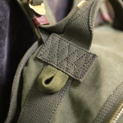 WWII Military Canvas Backpack – 20oz Heavyweight Vintage – Japanese vintage | yamalin clothes | Yamalinclothes