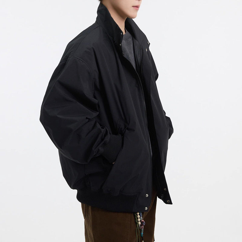 Autumn and winter American flying Harrington jacket men's stand-up collar baseball couple khaki cleanfit padded jacket | Japanese vintage | yamalin clothes | Yamalinclothes