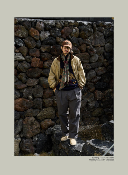 FW25 USAGE Hunting Jacket - Yamalin Heavy Year Washed Cotton Barn Hunting Silhouette Jacket