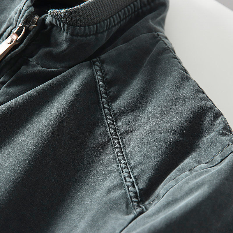 Quilted Stand-Collar Cotton Jacket – Light Warm Oversized Unisex – Japanese vintage | fall outfits 2026 | fall winter outfits | classy winter outfits | lazy comfy outfits | japanese streetwear | vintage workwear | yamalin clothes | Yamalinclothes