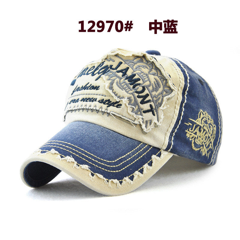 Yangguan Denim Baseball Cap - Pure Cotton Vintage Duckbill Hat (Unisex) – cap | japanese streetwear | vintage workwear | unisex | Yamalinclothes