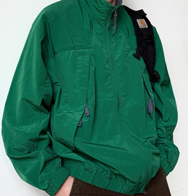 Quick-Dry Stand-Collar Outdoor Jacket – Mountain Oversized Unisex – Japanese vintage | fall outfits 2026 | fall winter outfits | classy winter outfits | lazy comfy outfits | japanese streetwear | vintage workwear | yamalin clothes | Yamalinclothes