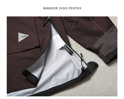 Japanese Outdoor 24SS Pertex Windproof Waterproof Casual Full Laminated 5-Color Jacket – Japanese vintage | yamalin clothes | Yamalinclothes