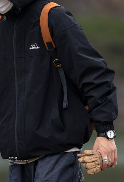 Waterproof Hooded Outdoor Workwear Jacket – Mountain Oversized Unisex