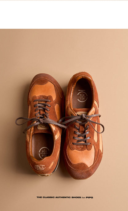 Vintage Distressed Washed Thick-Sole Training Sneakers – Breathable Casual Shoes for Men | Japanese vintage | yamalin clothes | Yamalinclothes