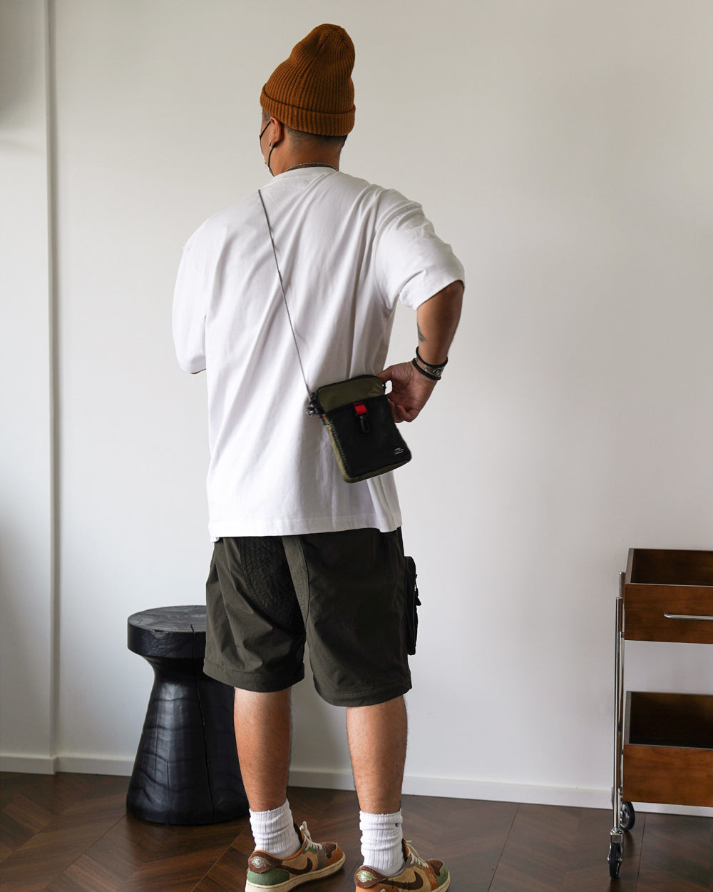 Japanese Workwear Military Pocket Tee – Unisex Loose Short Sleeve T-Shirt