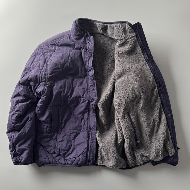 Japanese Retro Quilted Cotton Jacket - Mountain Style Padded Coat (Unisex)