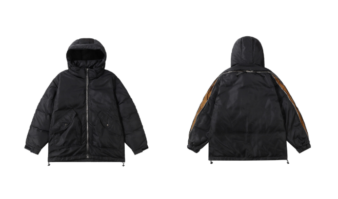 Cooker Stand Collar Hooded Down Jacket Zipper Thickened Trendy Brand Warm Men's New White Duck Down Coat New Winter