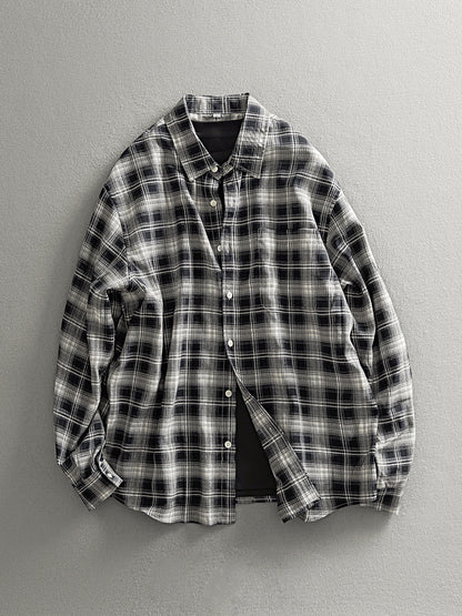 Plaid Shirt – Relaxed Fit & Chest Pocket | Yamalinclothes