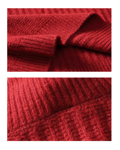 Half-Zip Stand Collar Knit Pullover – Loose Lazy Men – Japanese vintage | yamalin clothes | Yamalinclothes