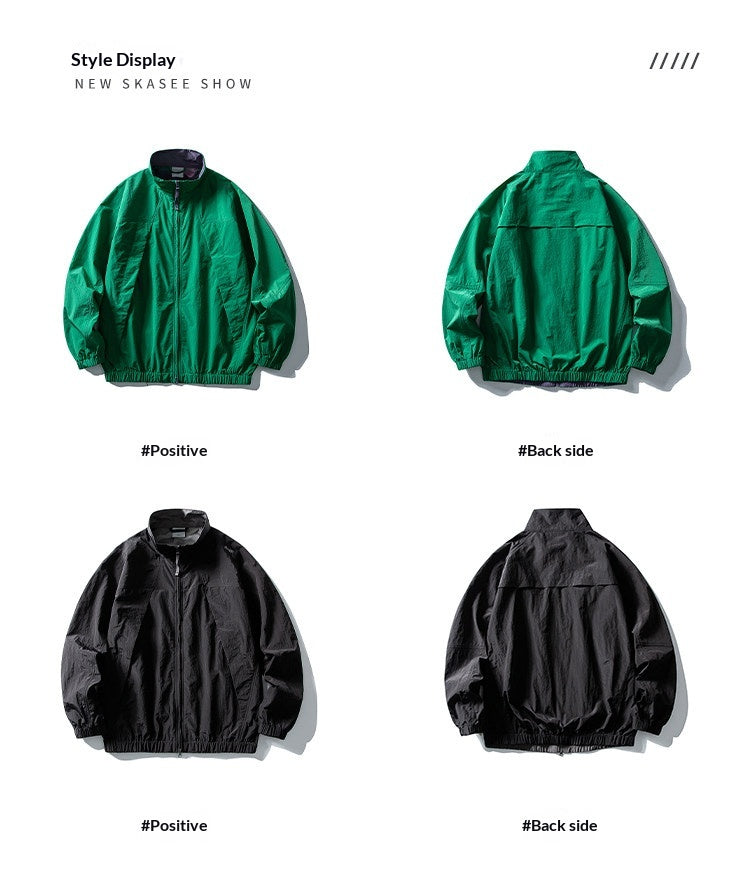 Quick-Dry Stand-Collar Outdoor Jacket – Mountain Oversized Unisex – Japanese vintage | fall outfits 2026 | fall winter outfits | classy winter outfits | lazy comfy outfits | japanese streetwear | vintage workwear | yamalin clothes | Yamalinclothes