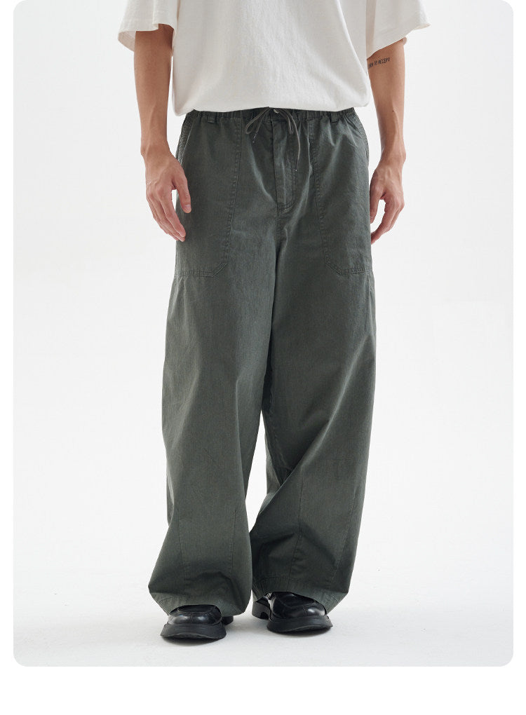 Enzyme Washed Vintage Straight Leg Casual Pants – Loose Fit Unisex All Season Trousers | Japanese vintage | yamalin clothes | Yamalinclothes