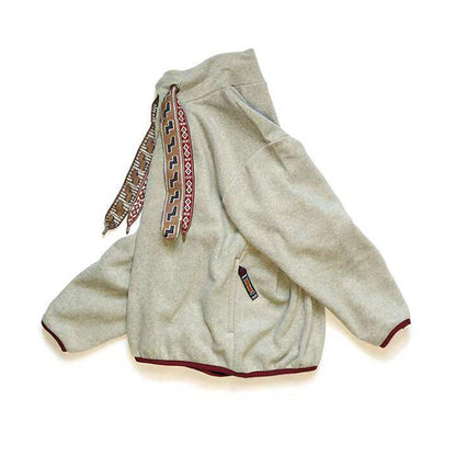 Japanese casual color streamer turtleneck fleece pullover sweater jacket | Japanese vintage | yamalin clothes | Yamalinclothes