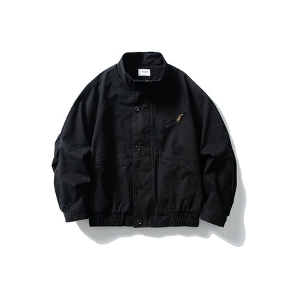 Japanese Vintage Multi-Pocket Denim Shirt – Loose Fit Utility Workwear Overshirt for Men – Japanese vintage | yamalin clothes | Yamalinclothes