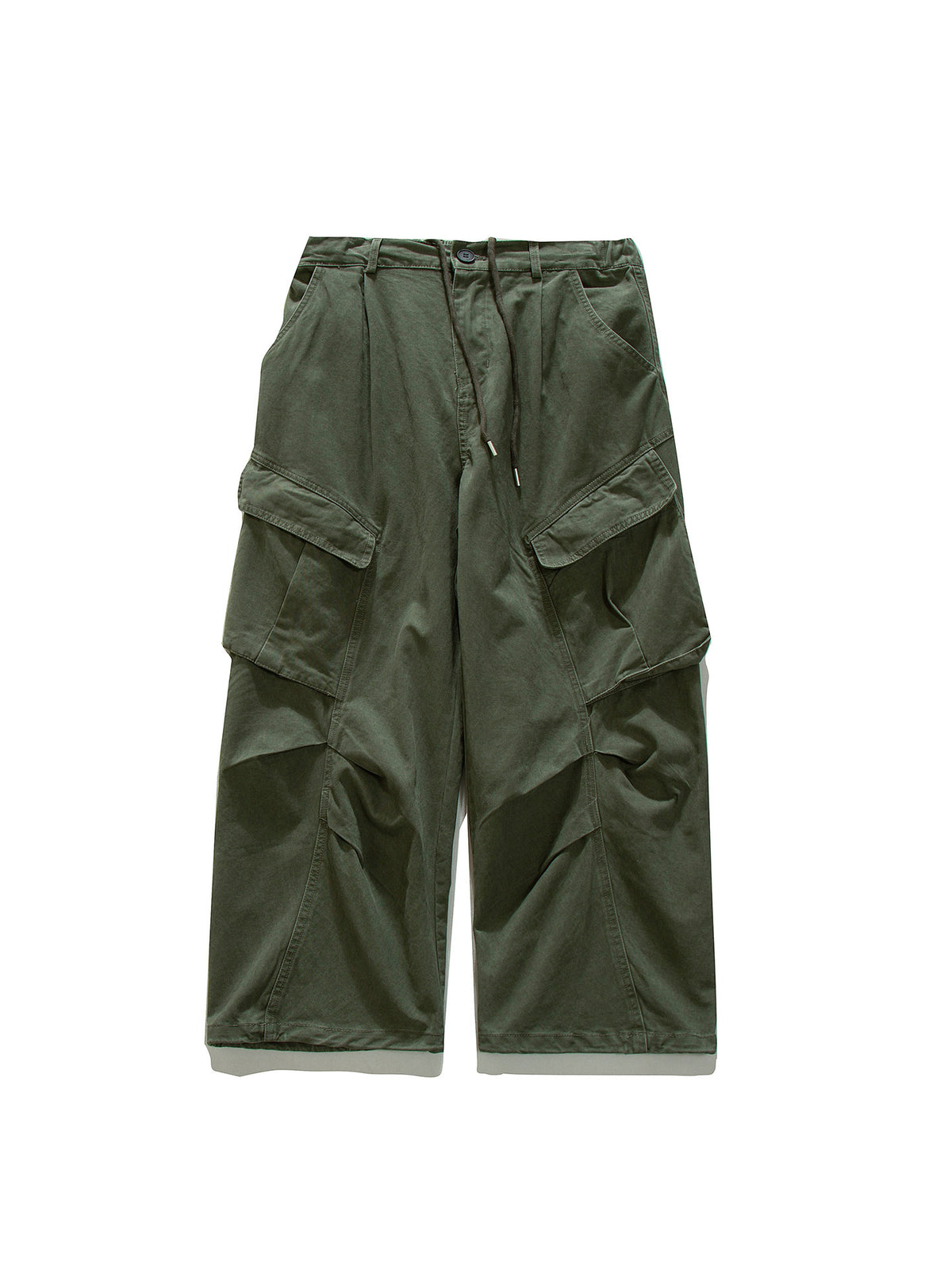 Cotton Cargo Pants – Angled Pockets & Wide Leg | Yamalinclothes