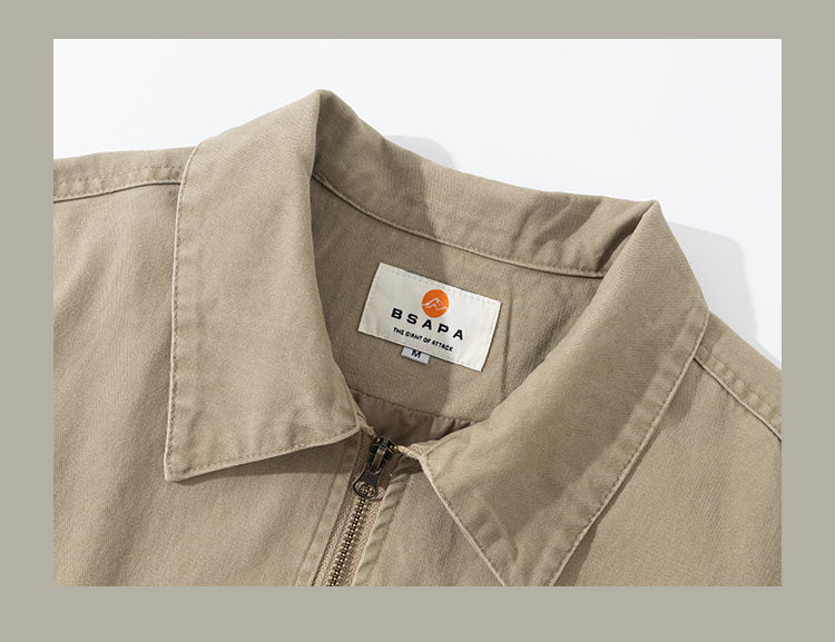 Detroit Collar Multi-Pocket Jacket – Riveted Workwear Cotton Unisex
