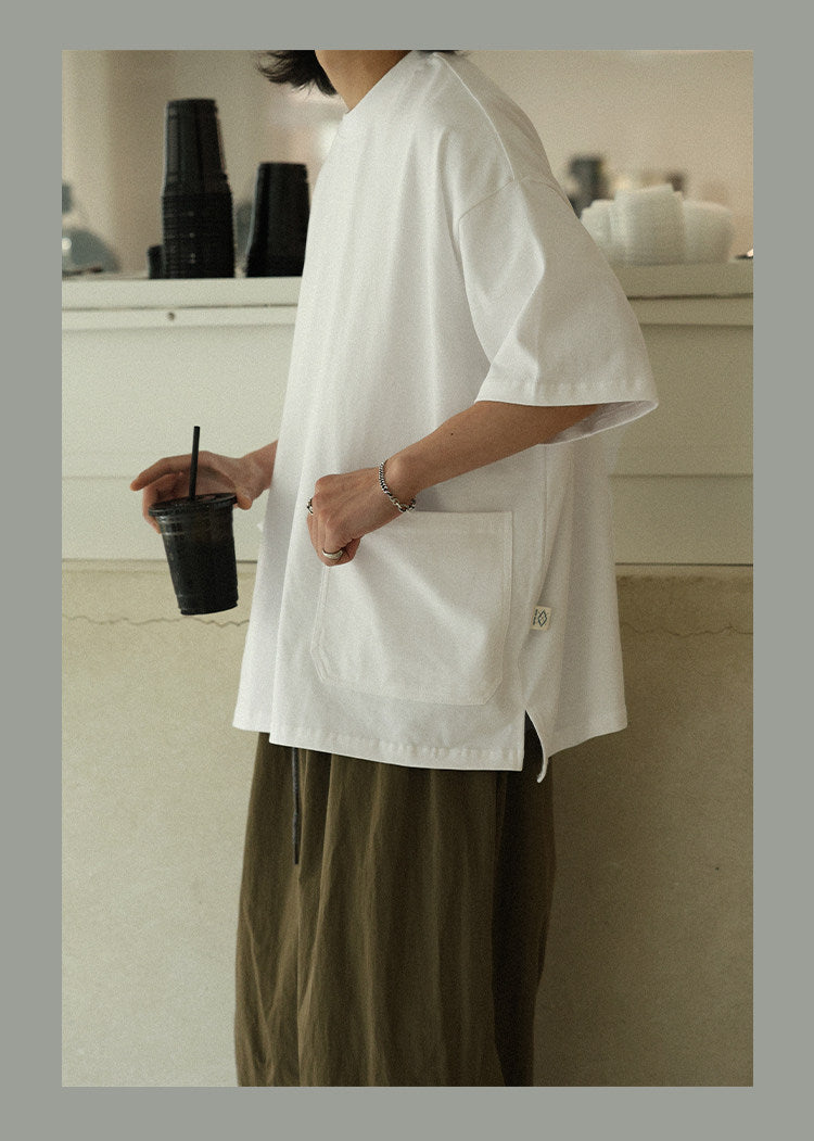 Japanese-style large wide short sleeve tee bat sleeve | Japanese vintage | yamalin clothes | Yamalinclothes
