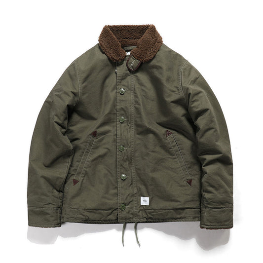 Quilted Cotton-Padded Jacket – Workwear Loose Warm Unisex