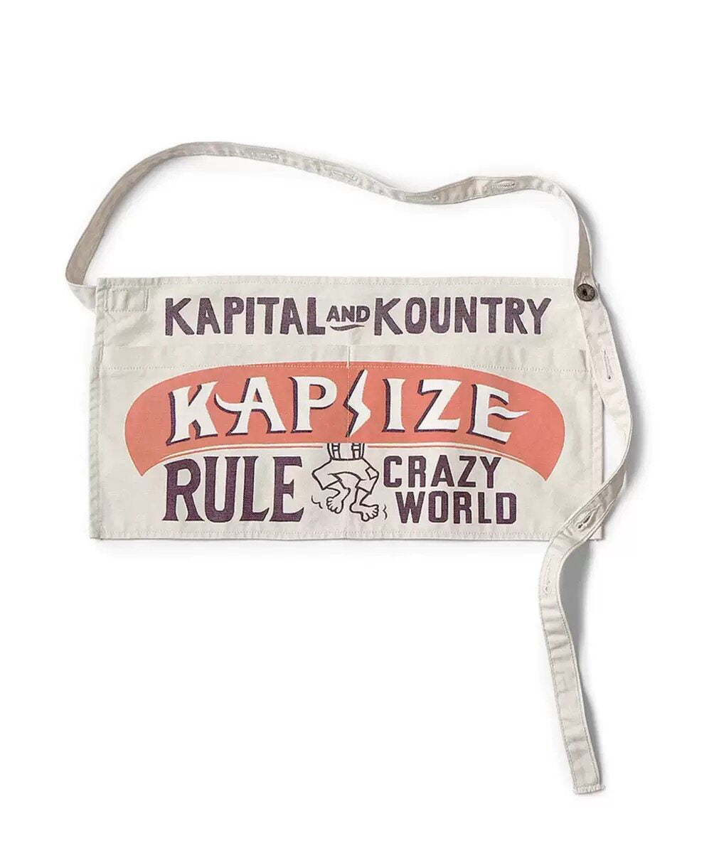 Japanese Vintage Letter Canvas Denim Apron Waist Bag – Niche Unisex Accessory