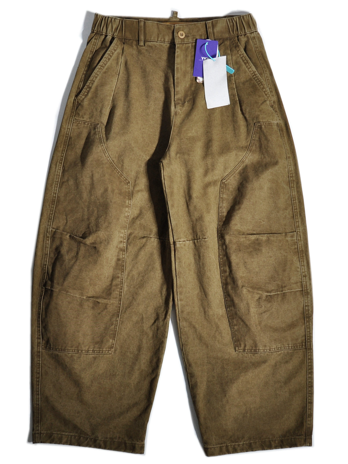 Wide-Leg Cargo Pants – American Vintage Japanese Mountain Loose Unisex