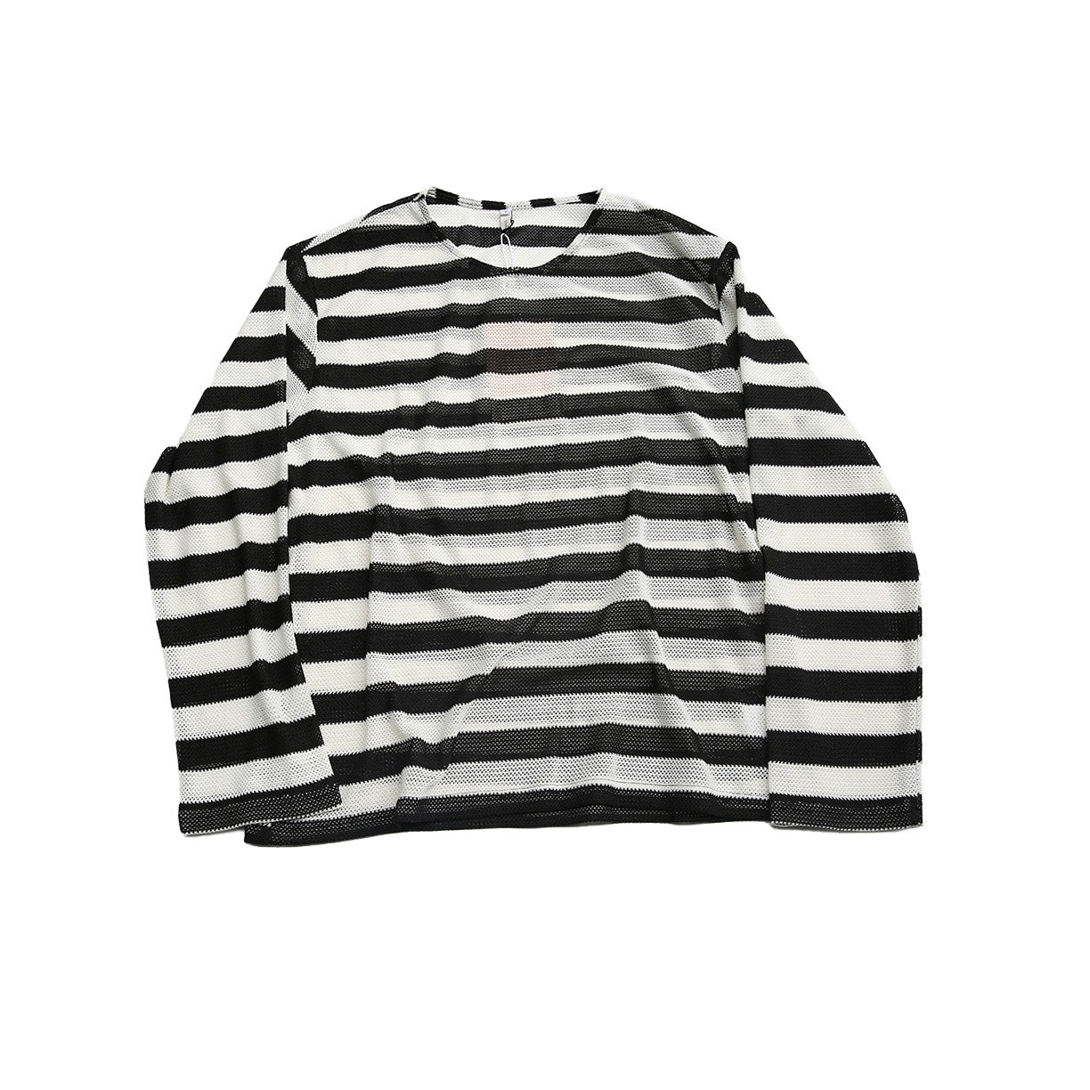 Striped Long Sleeve Crew Neck Tee – Men's Casual Lightweight Commuter T-Shirt