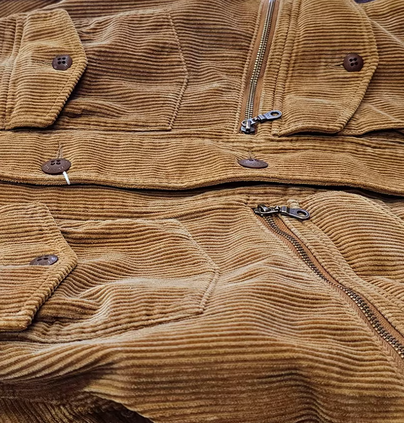 Corduroy Western Hunting Jacket for Men, Washed Multi-Pocket Outdoor Adventure Workwear Retro Windbreaker Jacket – Japanese vintage | yamalin clothes | Yamalinclothes