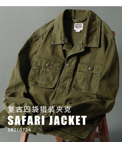 American Vintage M65 Multi-Pocket Cargo Lapel Jacket – Unisex Cotton – Japanese vintage | yamalin clothes | Yamalinclothes