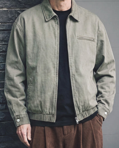 Detroit Utility Canvas Jacket – Men's Vintage Loose Workwear Trucker Jacket – Coats Jackets | japanese streetwear | vintage workwear | unisex | Yamalinclothes