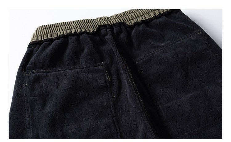 American Vintage Heavyweight Double Pleated Cargo Pants – Wide Leg Drawstring Workwear Trousers for Men | Japanese vintage | yamalin clothes | Yamalinclothes
