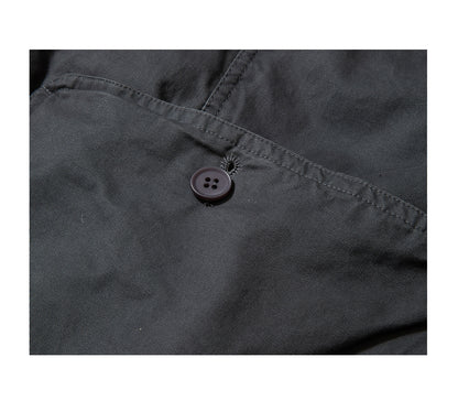 Vintage Workwear Padded Cotton Jacket – Lapel Pocket Men – Japanese vintage | yamalin clothes | Yamalinclothes