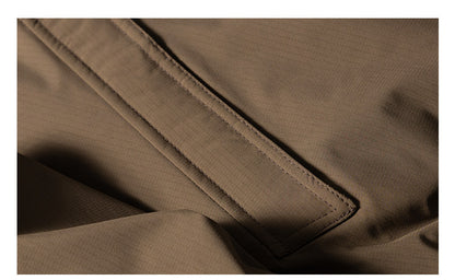 Duck Down Jacket – Stand Collar & Ribbed Hem | Yamalinclothes