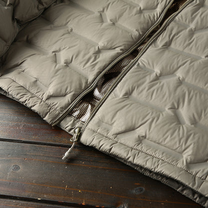 Men's Plus Size Hooded Down Jacket - Export Overstock Fully Glued Filled Lightweight Warm Autumn Winter Coat