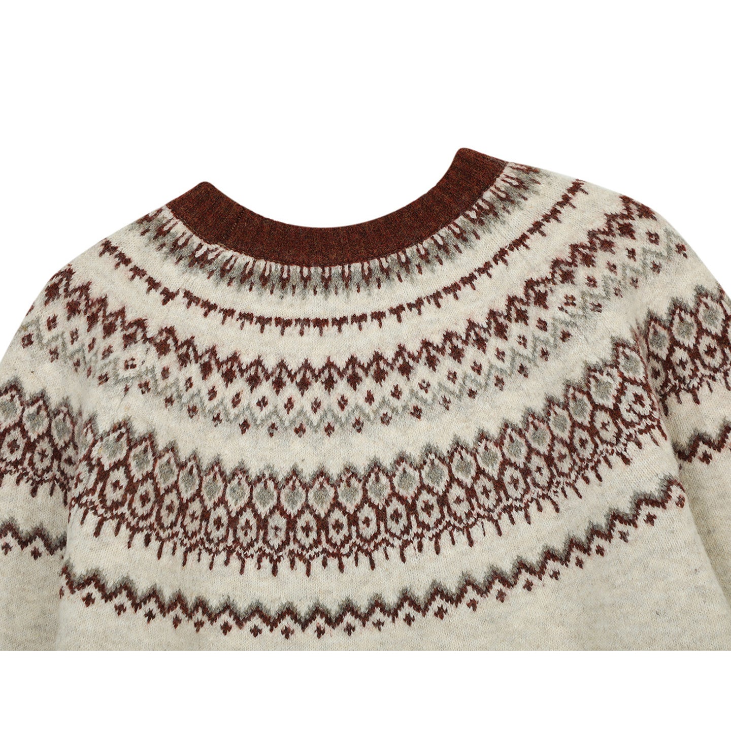 Fair Isle Wool-Blend Jacquard Sweater – Old Money Unisex Knit