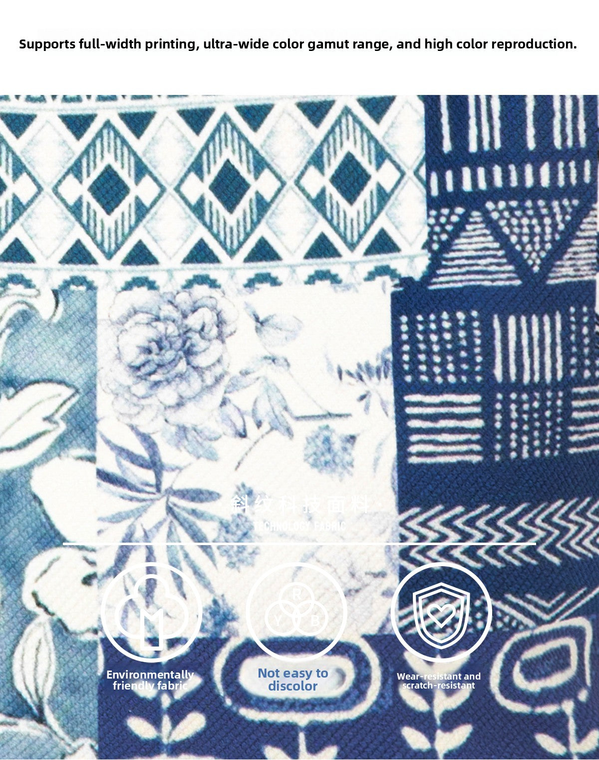 Original Blue and White Handheld Shoulder Crossbody Bag Versatile Niche Literary Casual Commuter Bag