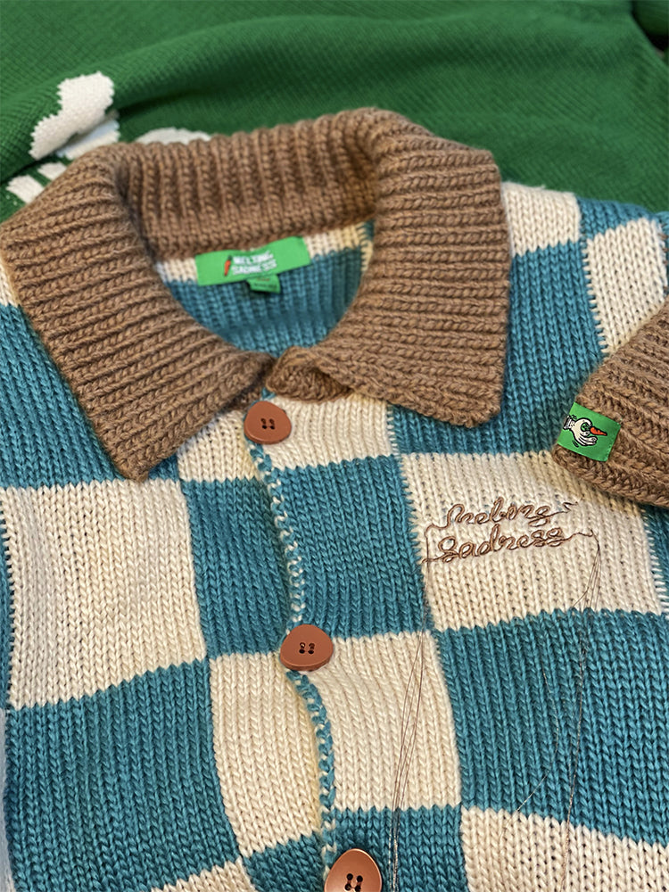 Regular Sweater Knitted Cardigan Spring High-Grade Wear Match