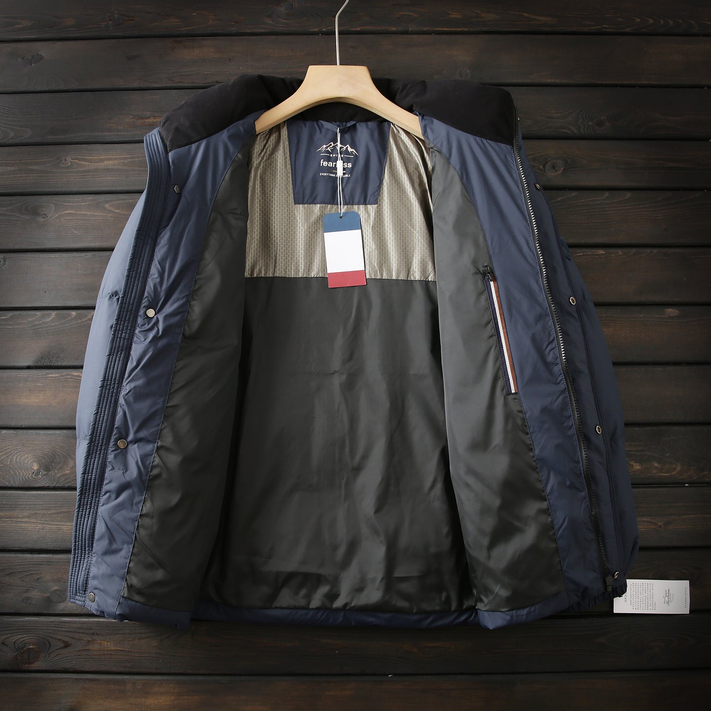 Lightweight 600 Fill Down Puffer Jacket – Stand-Collar Thickened Warm (Men & Unisex)