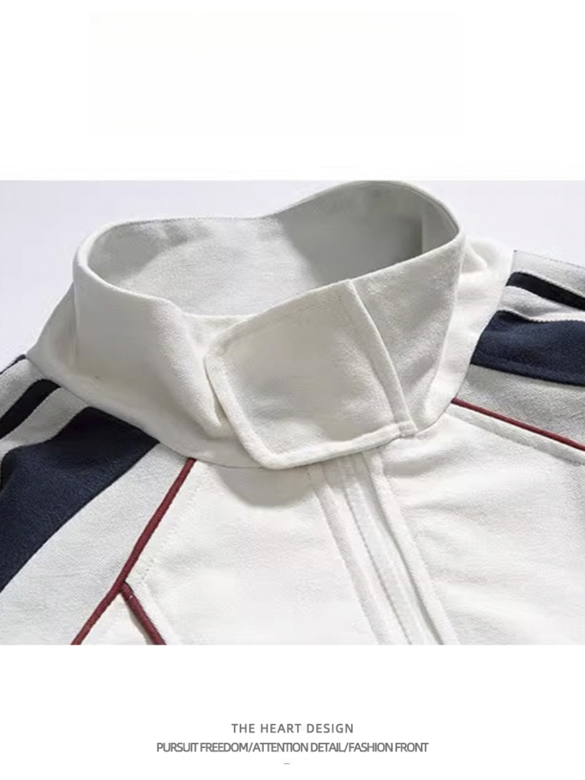 Unisex Color-Block High-Street Jacket – Loose American-Retro Design for Casual, Versatile Streetwear