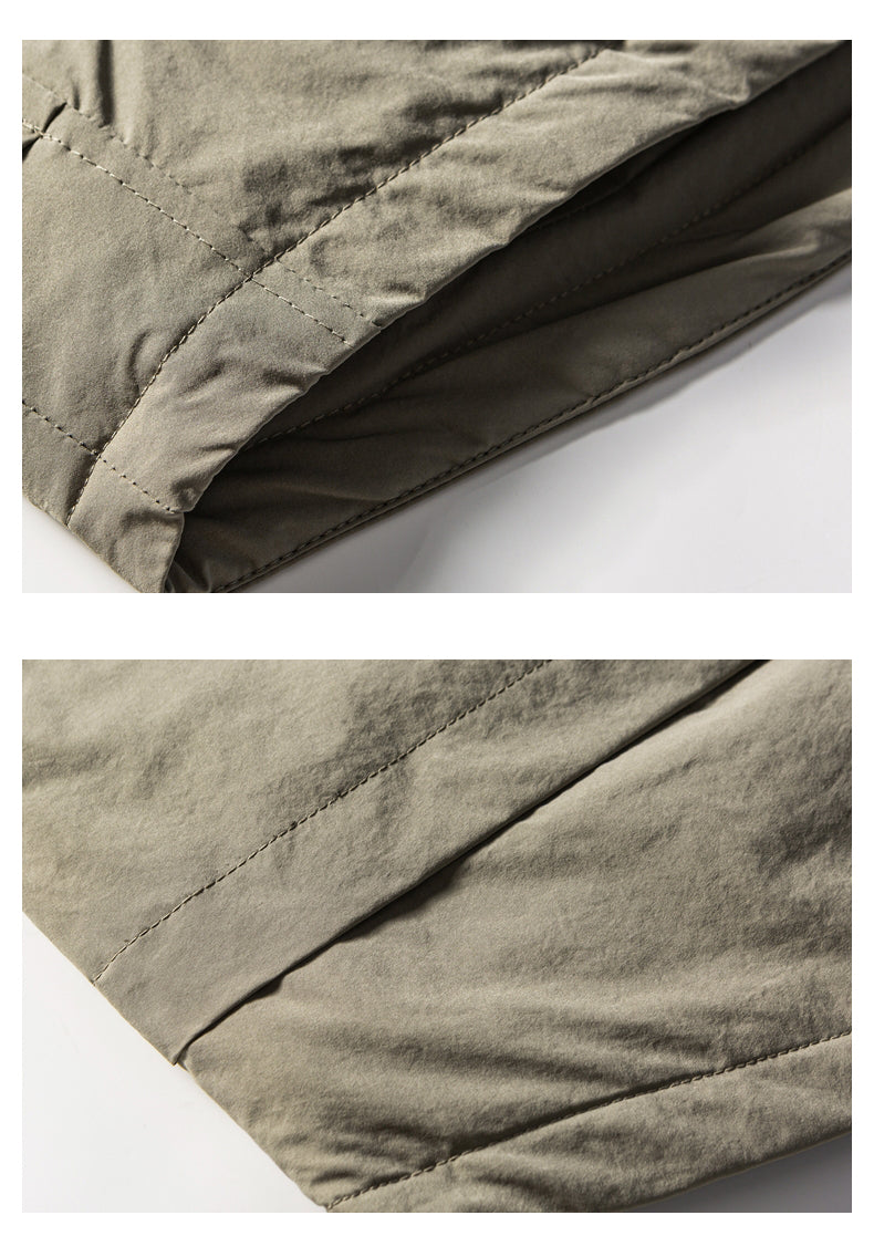 Men's 2025 Shirt-Style Down Jacket - High-End Lightweight 90% White Duck Down Outdoor Warm Coat