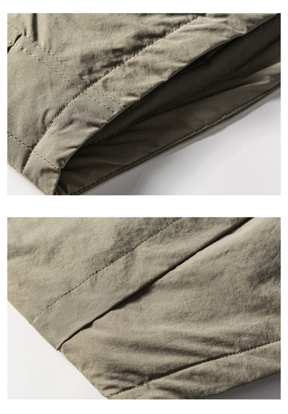 Men's 2025 Shirt-Style Down Jacket - High-End Lightweight 90% White Duck Down Outdoor Warm Coat