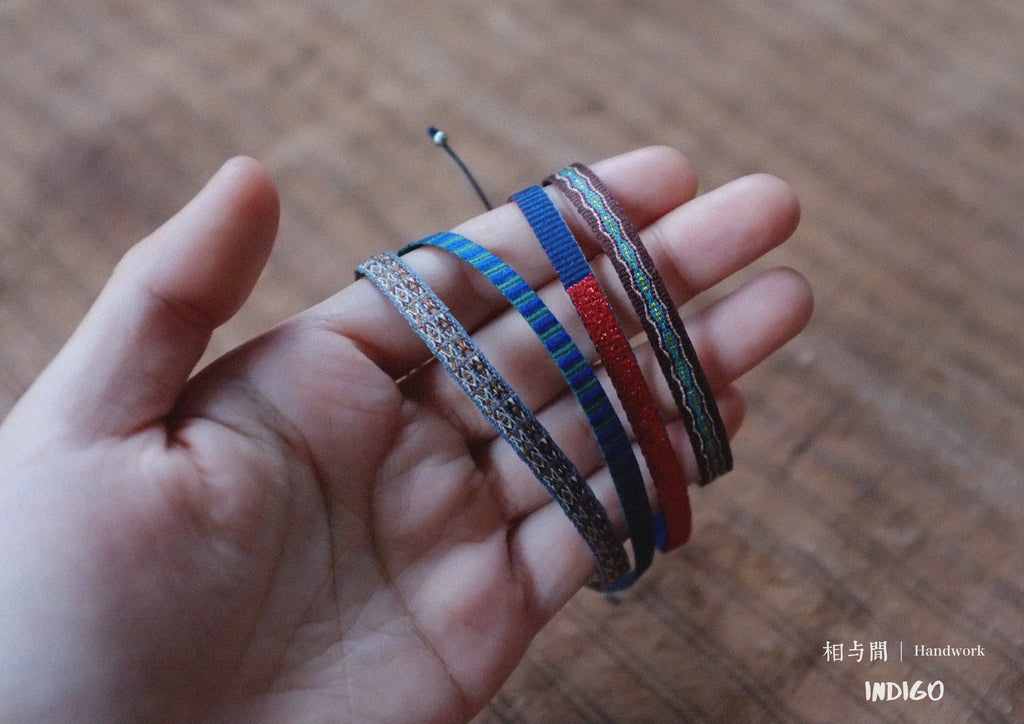 Spanish Guanaban Handmade Woven Bracelet Color-Block Niche Layered Ultra-Thin Couple Bracelet Ethnic Style