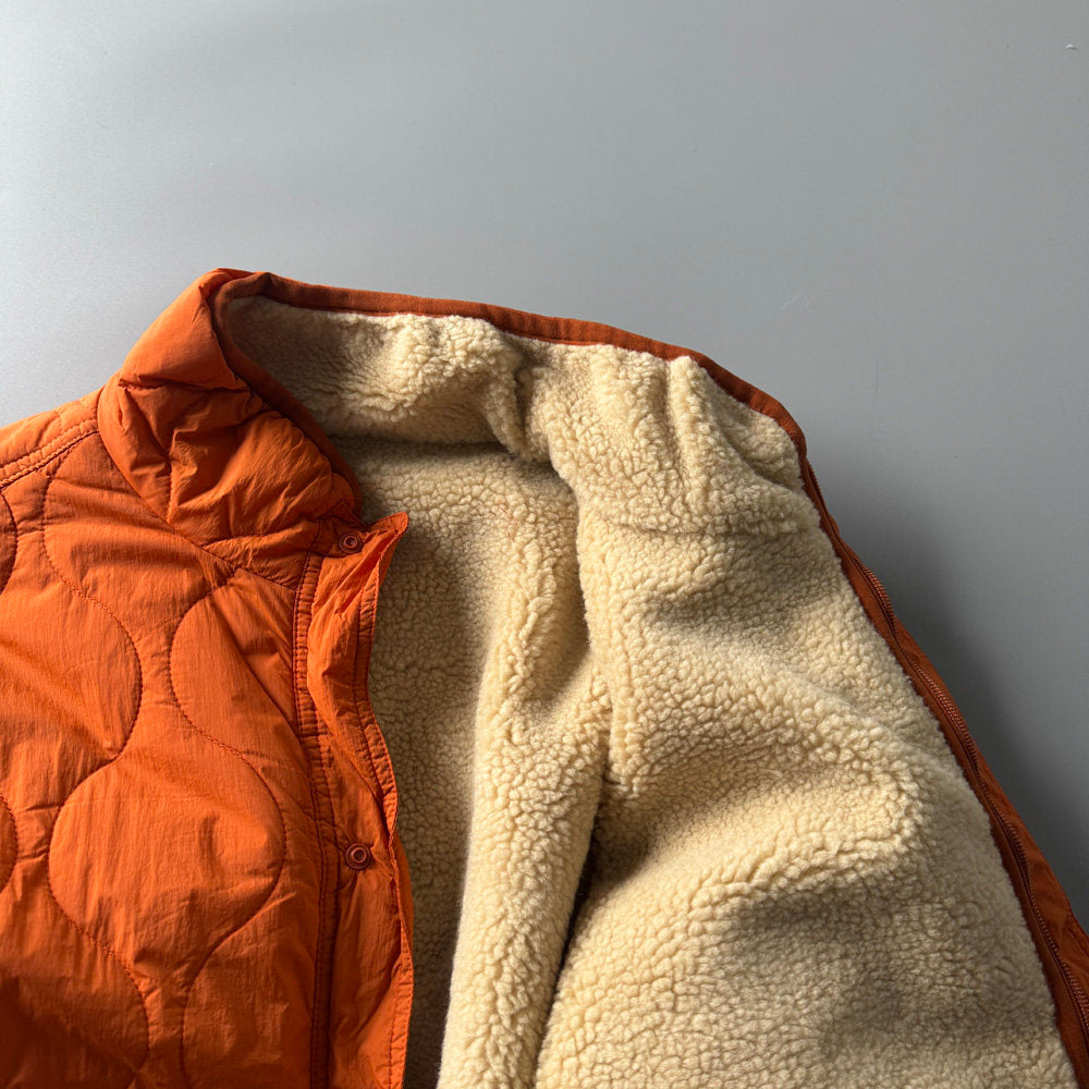 Japanese Retro Quilted Cotton Jacket - Mountain Style Padded Coat (Unisex)