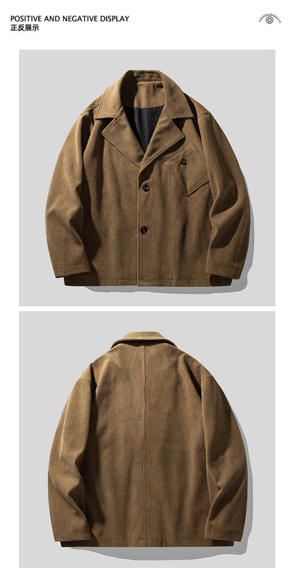 Belgium High-End Japanese Style Blazer - Notched Lapel Casual Suit 2025 (Men)